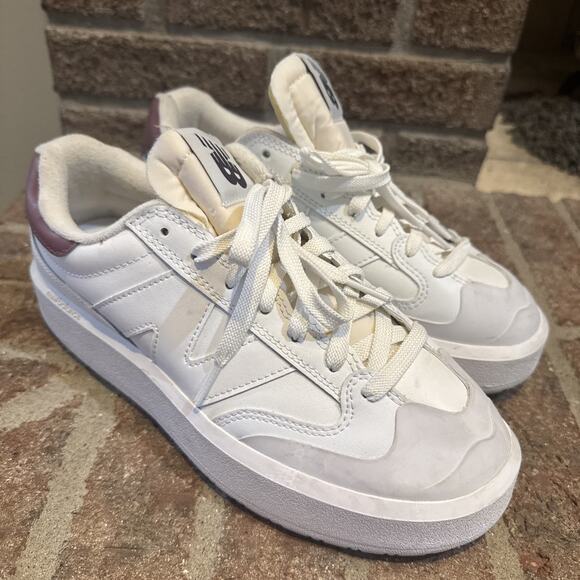 New Balance CT302 Mens Size 8.5 White Platform Shoes Sneakers Womens 10 - Picture 2 of 16